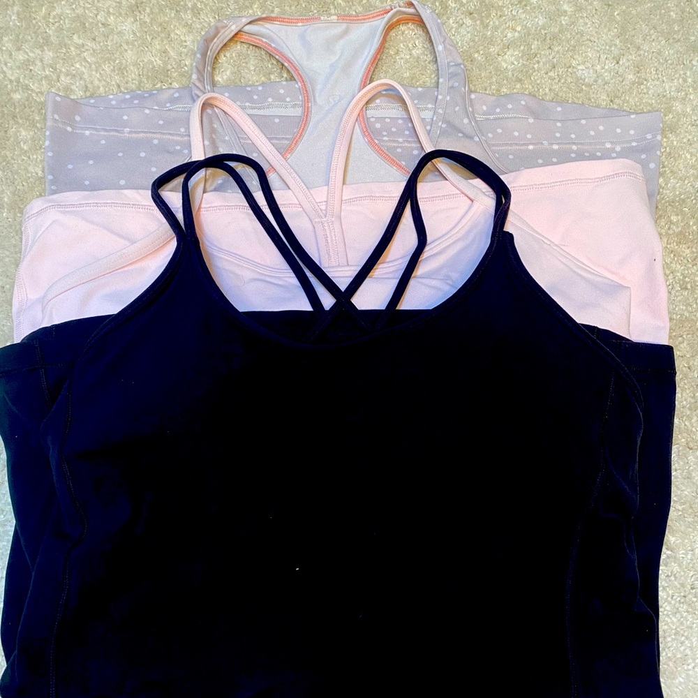 Set of 3 lululemon tanks